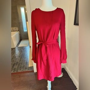 Trina Turk Red Silk Mini Dress